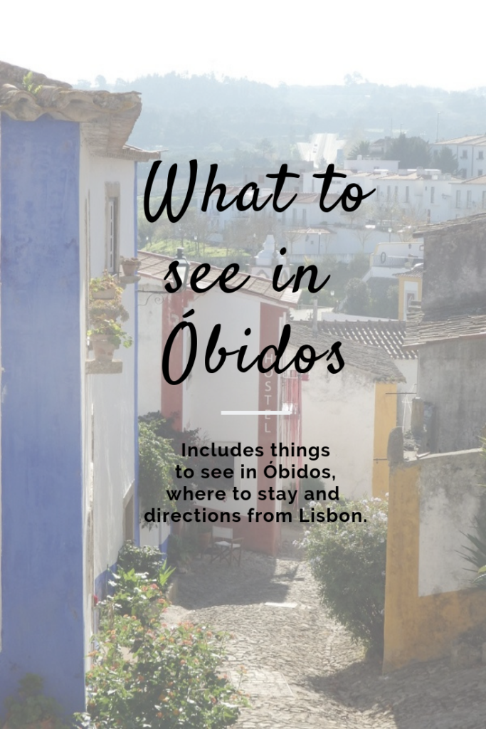 One of the best things to do in Óbidos is to wander around its little narrow streets.