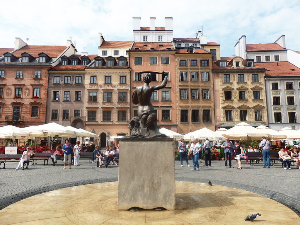 Old town square in Warsaw