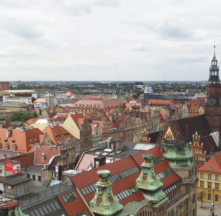 Poland Tour: View from the Saint Mary Magdalene Church in Wroclaw