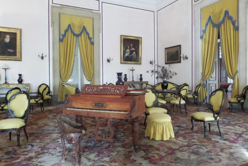 Music room at the palace