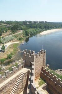 top view castle of almourol