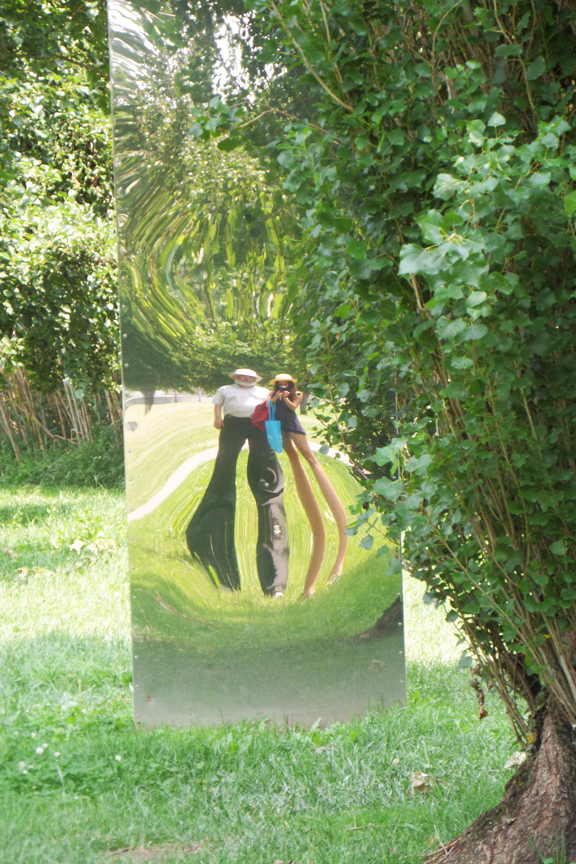 Mirrors at the park