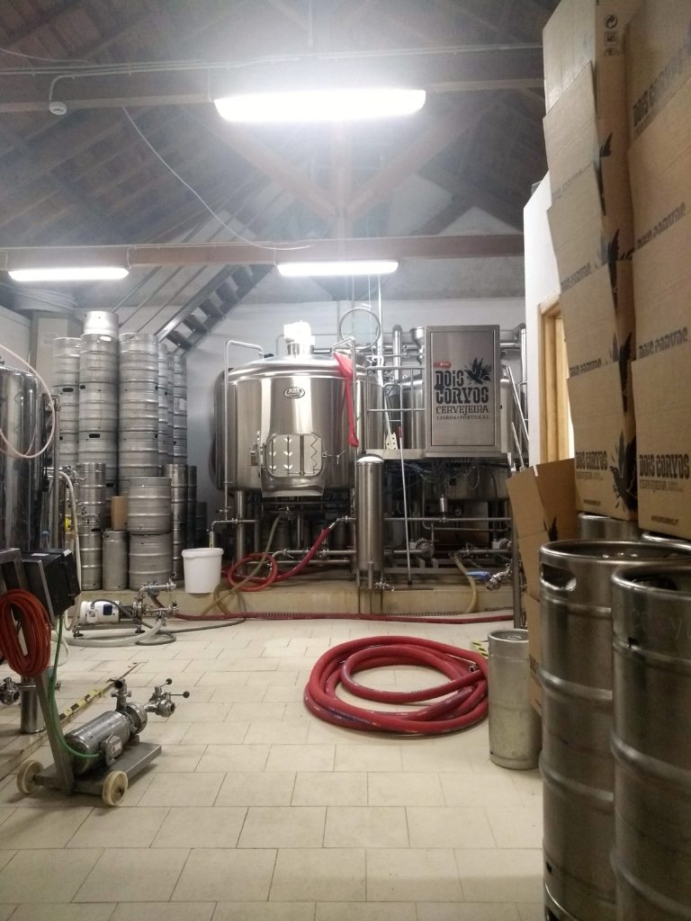 Inside the Lisbon brewery Dois Corvos